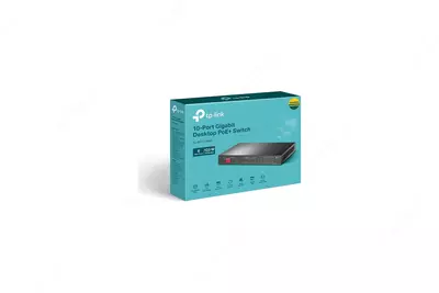  TL-SG1210MP 10-Port Gigabit Desktop Switch with 8-Port PoE+ - 