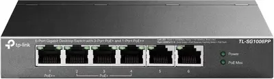 TL-SG1006PP 6-Port Gigabit PoE++ Switch