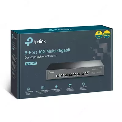 TL-SX1008 8-Port 10G Multi-Gigabit Switch