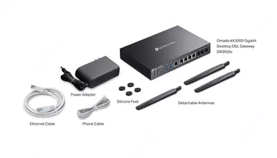   DR3650v Omada AX3000 Gigabit Desktop DSL Gateway