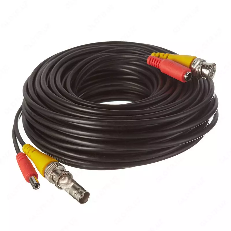 Videokuzatuv kabeli 18 m (BNC + quvvat)