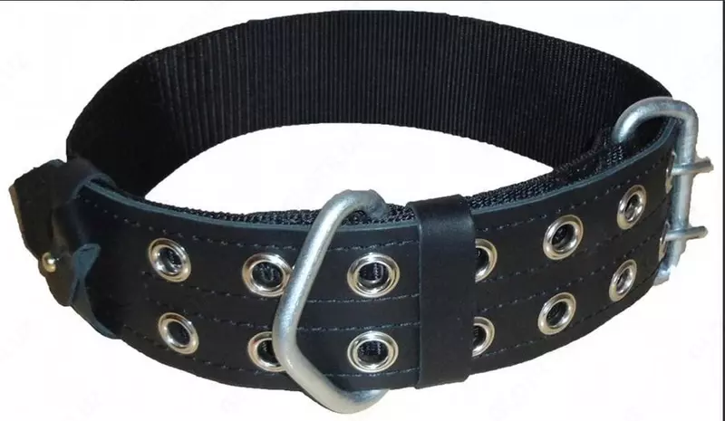 Пояс пожарного с креплением для карабина (350 кг  черный  Россия)