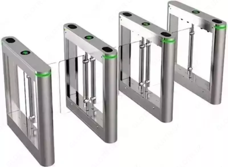 Турникет «ТРИПОД-ПОРТАЛ – ES3216-3» Стеклянный «APOLLO» (Три прохода)