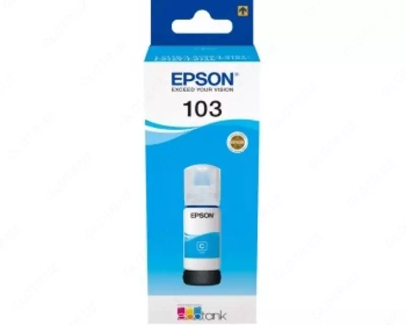 чернила Epson 103 EcoTank Cyan (голубой)