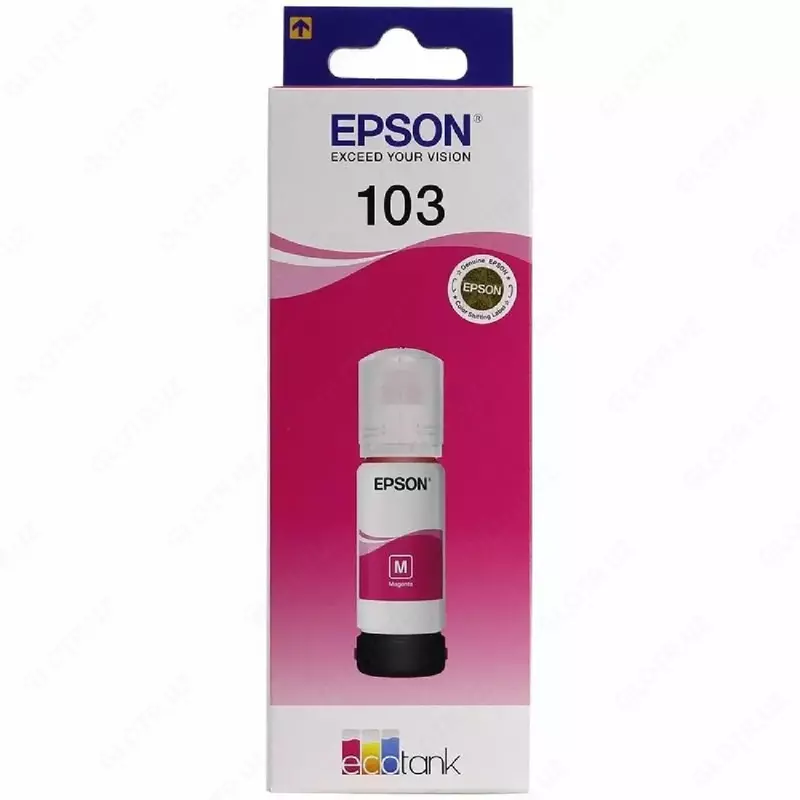 чернила Epson 103 EcoTank Magenta (пурпурные)