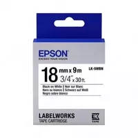 Лента Epson Tape LK‑5WBN Std Black/White 18 mm × 9 m