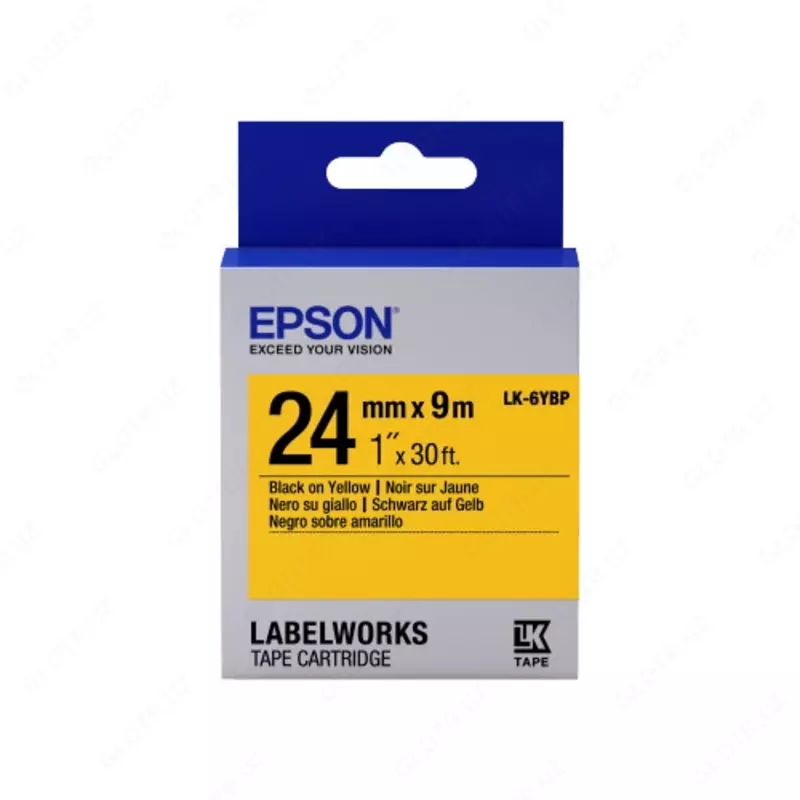 Epson LK6WBN 24mm 9m