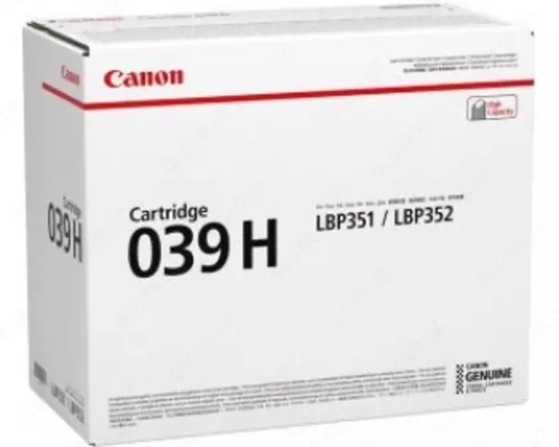 Картридж Canon 039H — высокоёмкий лазерный тонер‑картридж