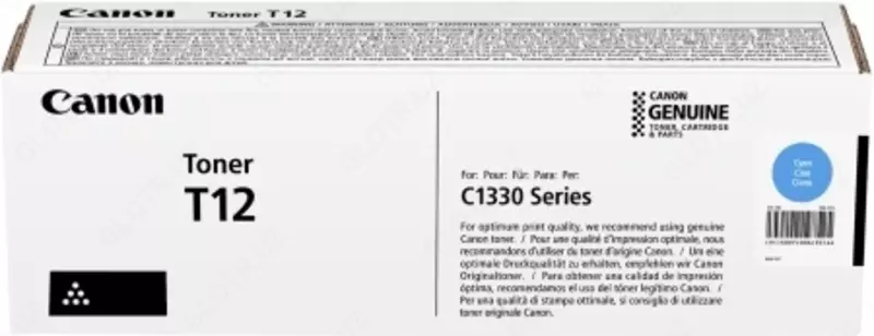 Canon T12 C kartridji - asl ko‘k rangli toner kartridji