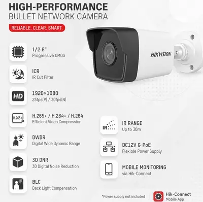 IP камера DS-2CD1023G0E-I(2.8mm)(C)(O-STD)