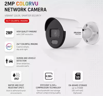IP камера DS-2CD1027G2-LUF 2.8MM