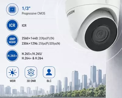 IP камера DS-2CD1343G2-IUF 2.8mm