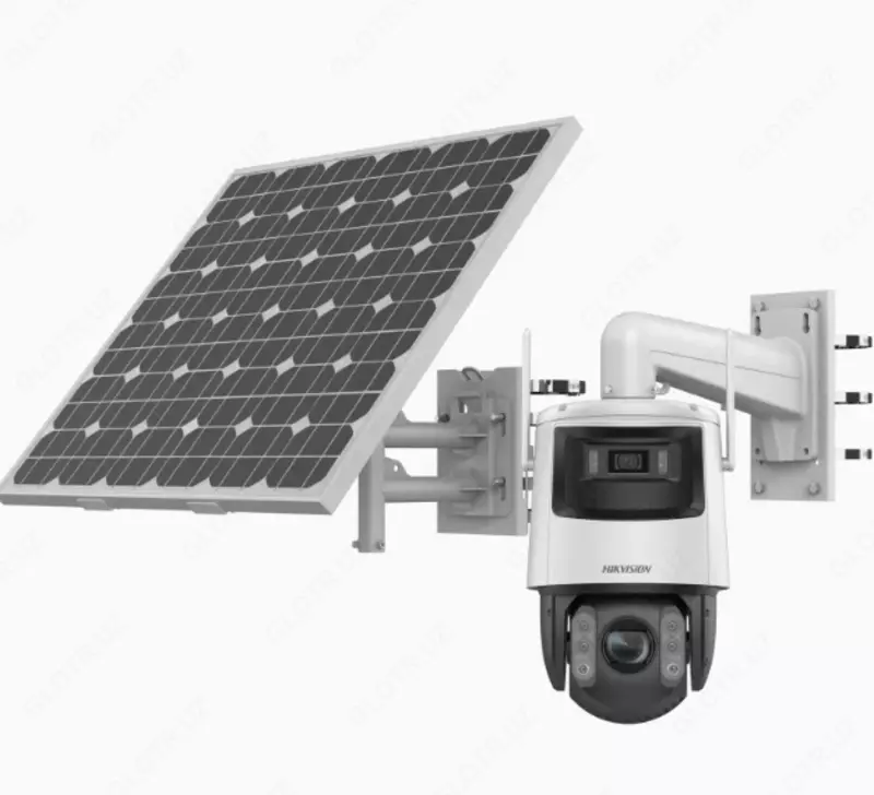  Simsiz quyosh paneli bilan 4G PT kuzatuv kamerasi DS-2DE2C200IWG-K/4G/C09S20 2.8MM - 