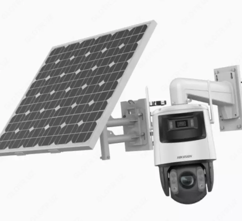   Simsiz quyosh paneli bilan 4G PT kuzatuv kamerasi DS-2DE2C400IWG-K/4G/C05S10 2.8MM