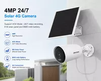 Камера с солнечной панелью DS-2CFS04/4G 2.8MM