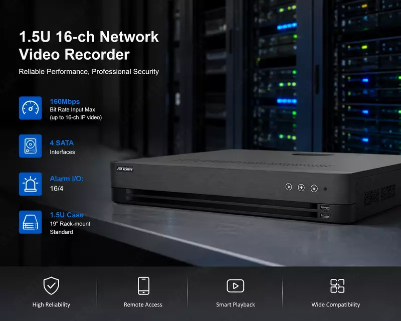 DS-7716NI-Q4(STD) tarmoq videoregistratori