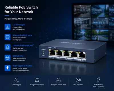 Коммутатор DS-3E0505HP-E