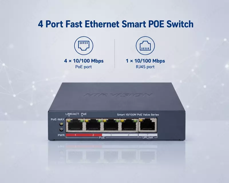 Коммутатор DS-3E1105P-EI/M