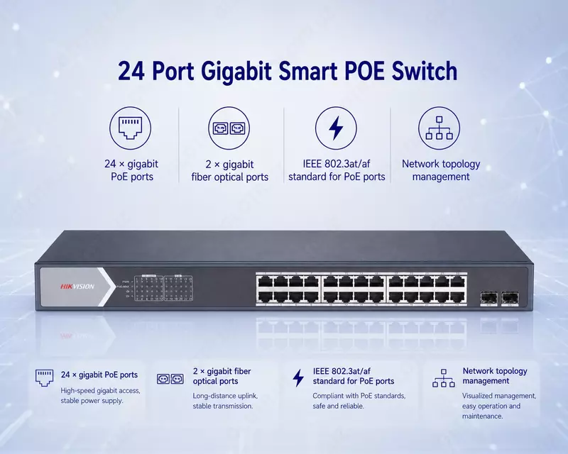 Коммутатор DS-3E1526P-SI