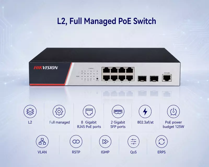 Коммутатор DS-3E2510P(B)