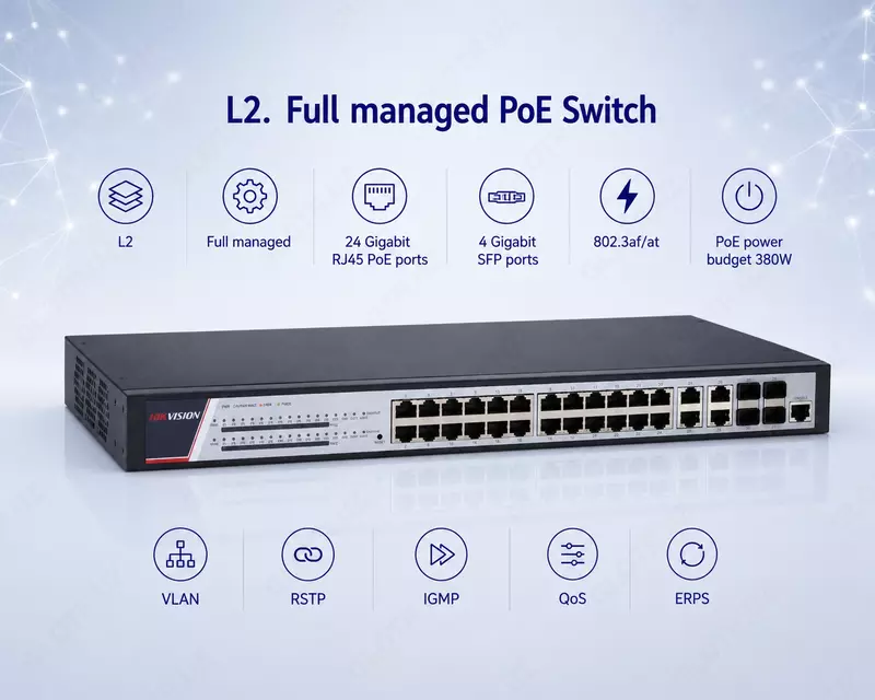 Коммутатор DS-3E2528P(B)