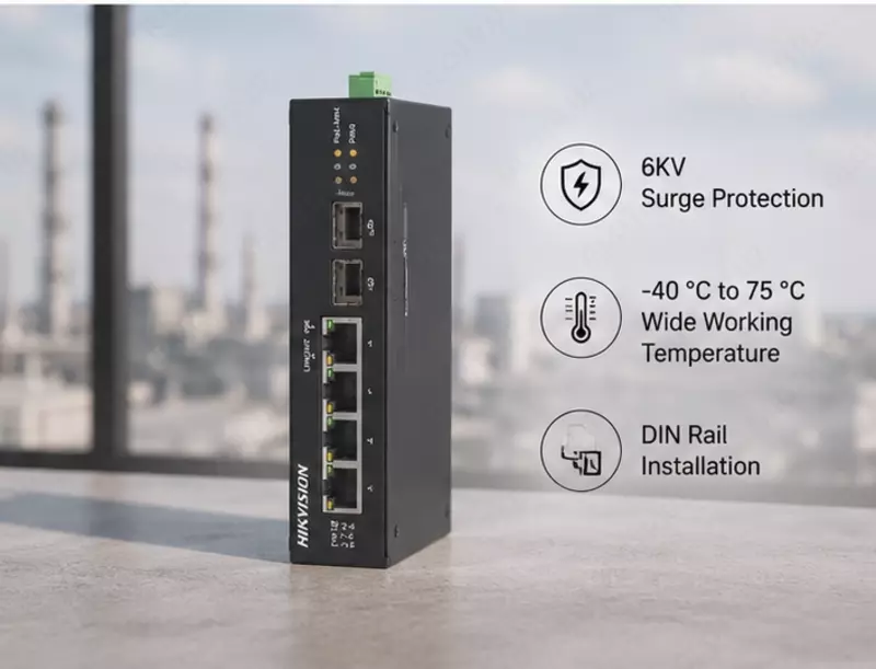 Коммутатор DS-3T0506HP-E/HS