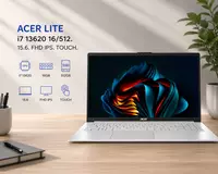 Ноутбук Acer lite i7 13620 16/512. 15.6. Fhd ips