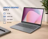 Ноутбук LENOVO IDEAPAD SLIM 3 / N-100 / DDR4 4GB / SSD 128GB / 15.6 FHD