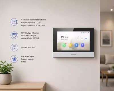 DS-KH6320-WTE1(O-STD) Wi-Fi IP video domofoni