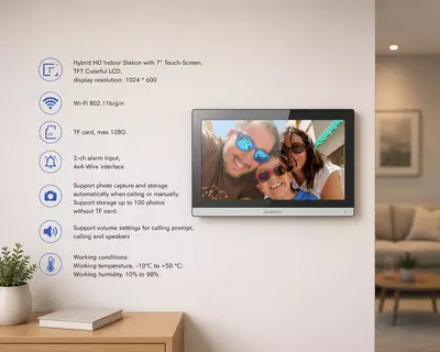 DS-KH6352-WTDE6 gibrid Wi-Fi video domofoni