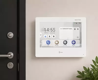 DS-KH9510-WTE1(O-STD) premium Android Wi-Fi IP video domofoni