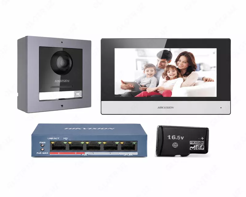  DS-KIS602(B) IP video domofon to‘plami - 