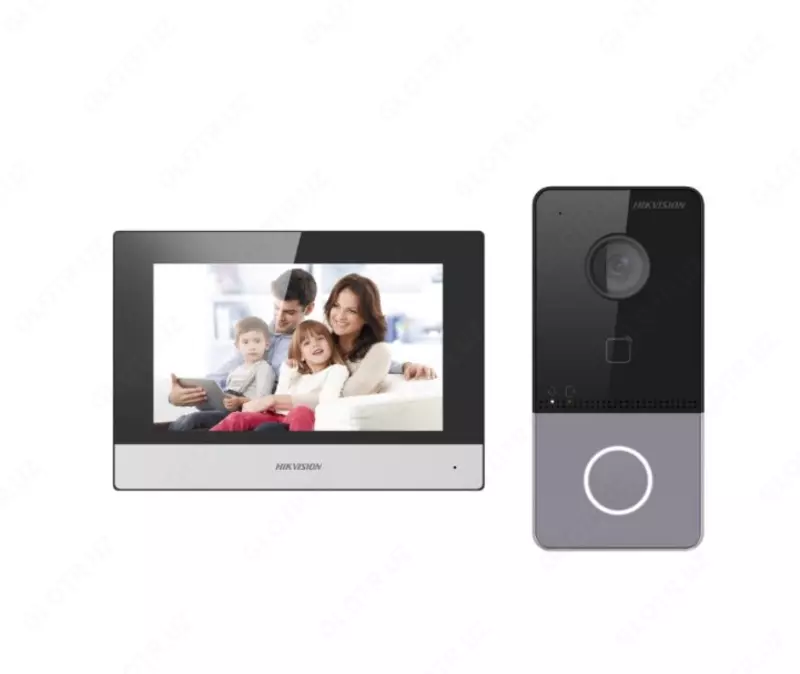  Домофон DS-KIS603-P(B)(O-STD) - 