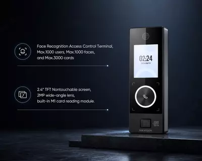 Терминал контроля доступа с распознаванием лиц DS-K1T323MBWX-QRE1(O-STD)