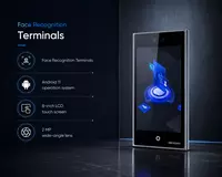 DS-K1T681DBWX yuz va barmoq izini aniqlash funksiyasiga ega kirishni nazorat qilish terminali
