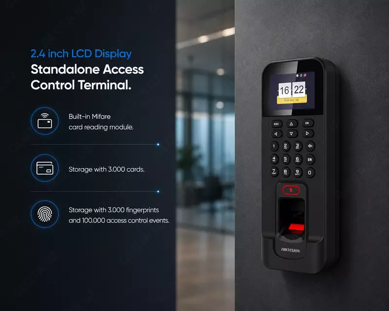 Терминал доступа DS-K1T804BMF(O-STD)
