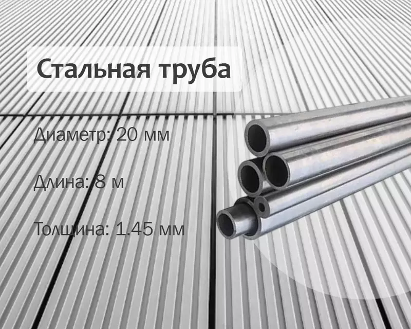 Стальная труба 20х1.45 (15) х/к