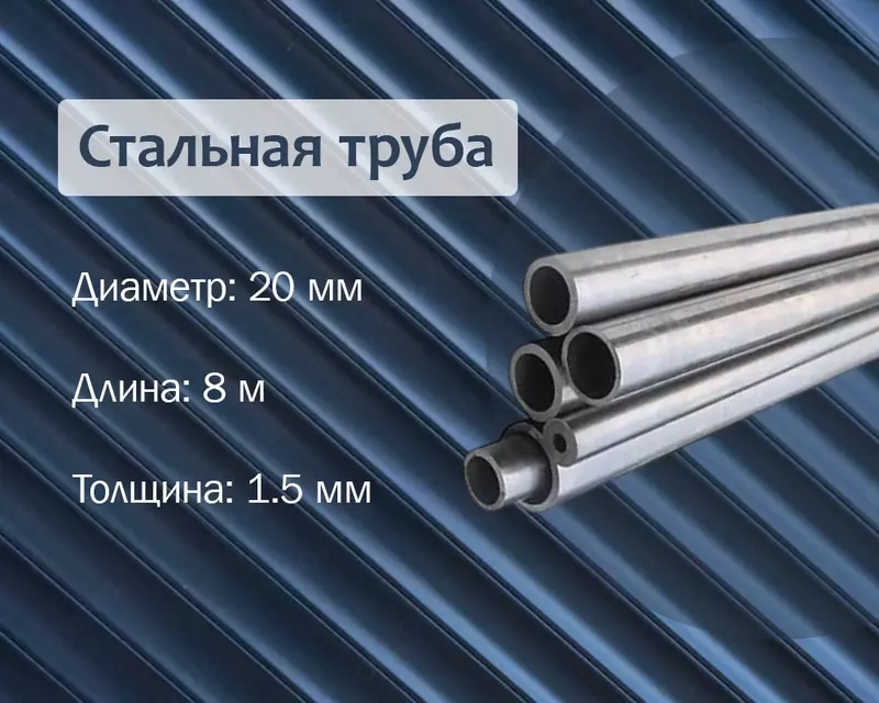 Стальная труба 20х1.5 (15) г/к