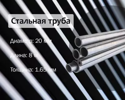 Стальная труба 20х1.65 (15) г/к