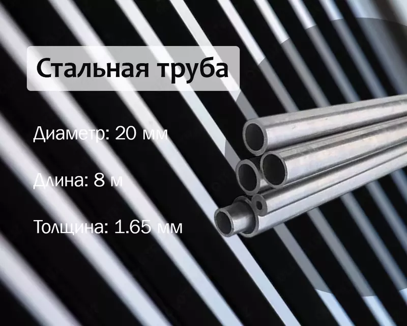 Стальная труба 20х1.65 (15) г/к