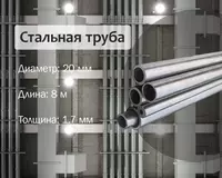 Стальная труба 20х1.7 (15) г/к
