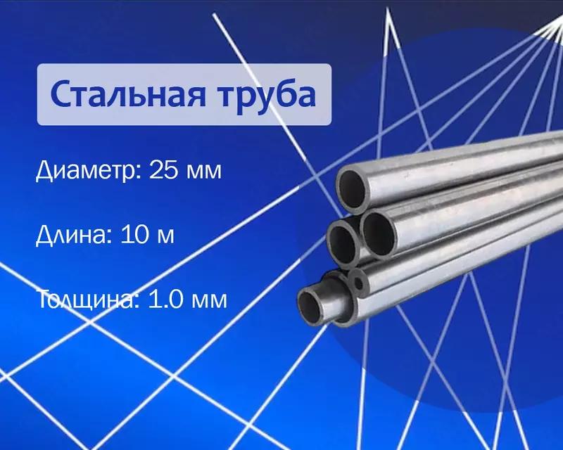 Стальная труба 25х1.0 (20) х/к