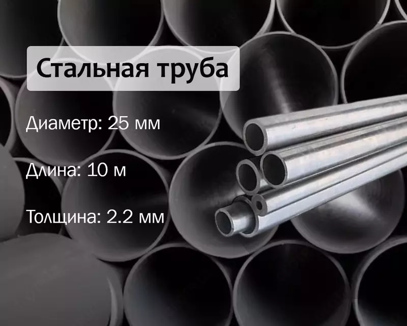 Стальная труба 25х2.2 (20) г/к