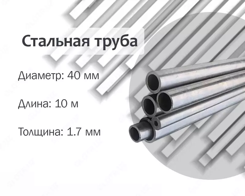 Стальная труба 40х1.7 (32) г/к