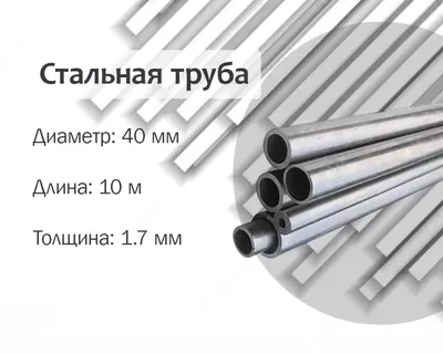 Стальная труба 40х1.7 (32) г/к