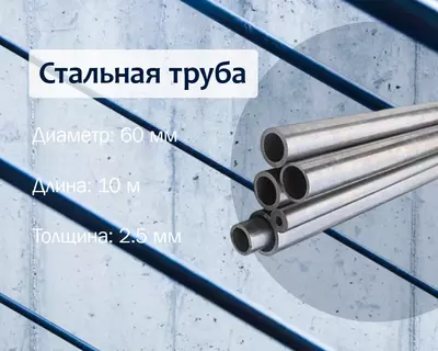 Стальная труба 60х2.5 г/к
