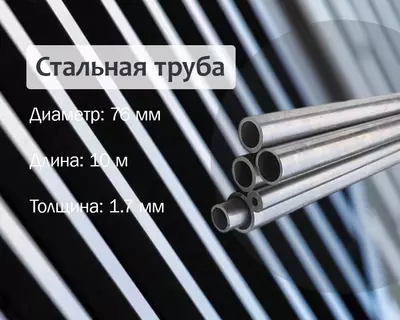 Стальная труба 76х1.7 г/к