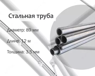 Стальная труба 89х3.5 г/к