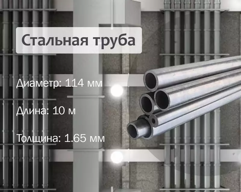 Стальная труба 114х1.65 г/к