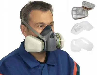 Респиратор Маска 3М 7502 Гарантия - 140 000 сум / шт